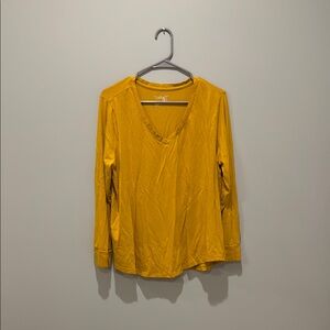 Vero Moda Gold Long Sleeve Blouse